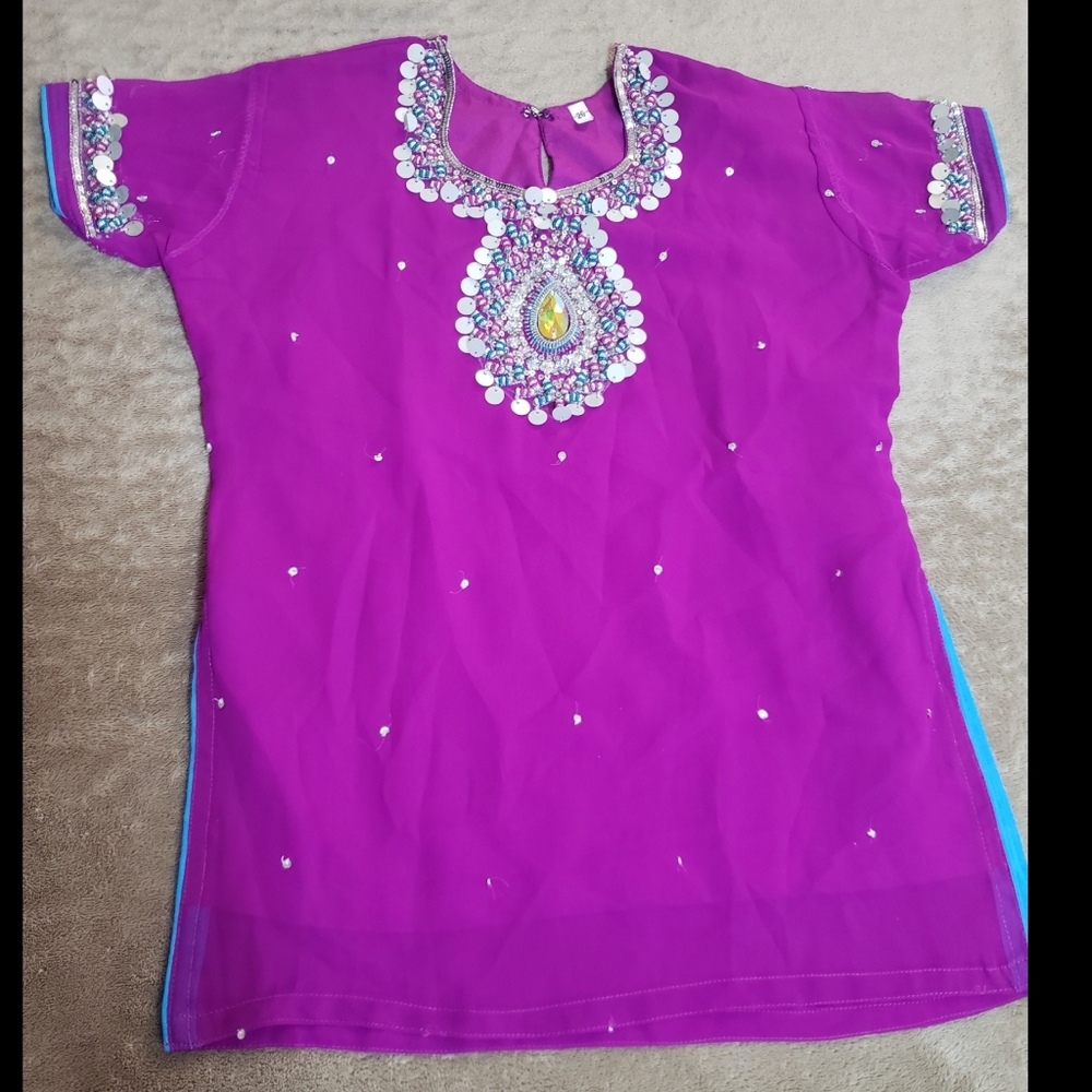 Girls  Beaded Top